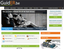 Tablet Screenshot of guider.be